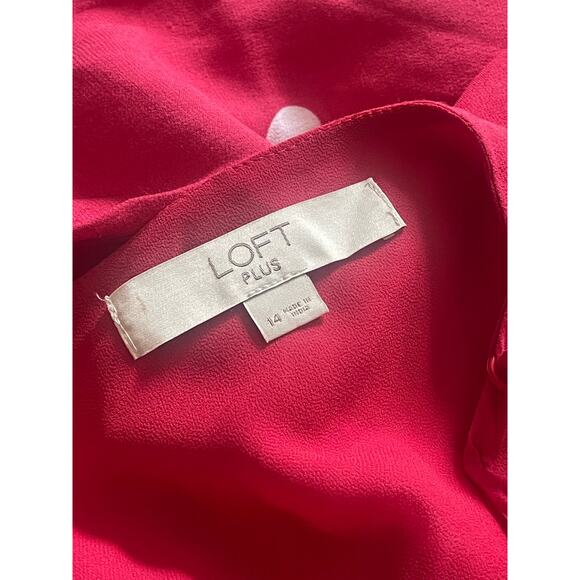 LOFT Polka Dot Wide Legs Jumpsuit - Picture 9 of 9